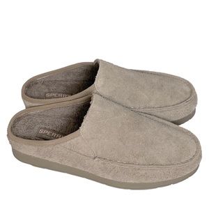 Sperry Moc Sider suede slip on women’s (9M)